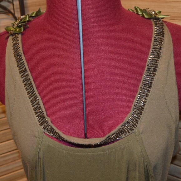 NWT Meghan Los Angeles S Olive Tunic - Picture 2 of 8